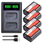 Аккумулятор 1500 мА  ч NP-FW50 NP FW50, двойное зарядное устройство со светодиодной подсветкой, Тип C, для Sony Alpha a6500, a6300, a6000, a5000, a3000, NEX-3, a7R