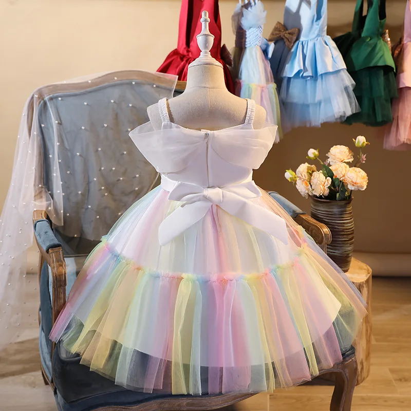 

Baby cake Dress Lace Sling Christening Baptism Dress Newborn Kids Girls Birthday Princess Infant Party Clothes 1-5 Years