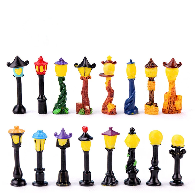 Мини уличный светильник миниатюрные фигурки сказочный сад для террариумов