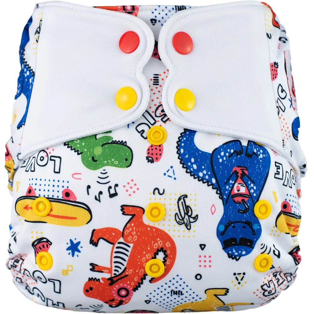 C01Y82 ElfDiaper, Новое поступление, подгузники, без карманов, моющиеся, детские подгузники, ткань, подгузники - Цвет: C01Y82