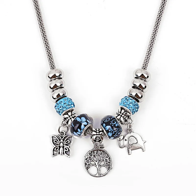 

Stainless Steel Necklace for Women Bohemian National Style Retro Geometry Pendants Necklace Accessories Jewelry Wholesale