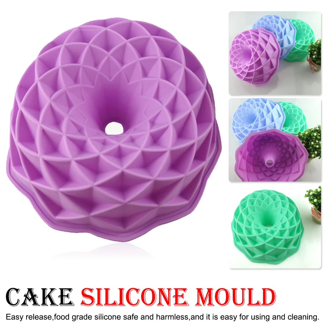 

Silicone Mold Cake Bird Nest Shape Nonstick Round Baking Mold Mousse Cake Mold Bakeware Kitchen Baking Tools Random Color