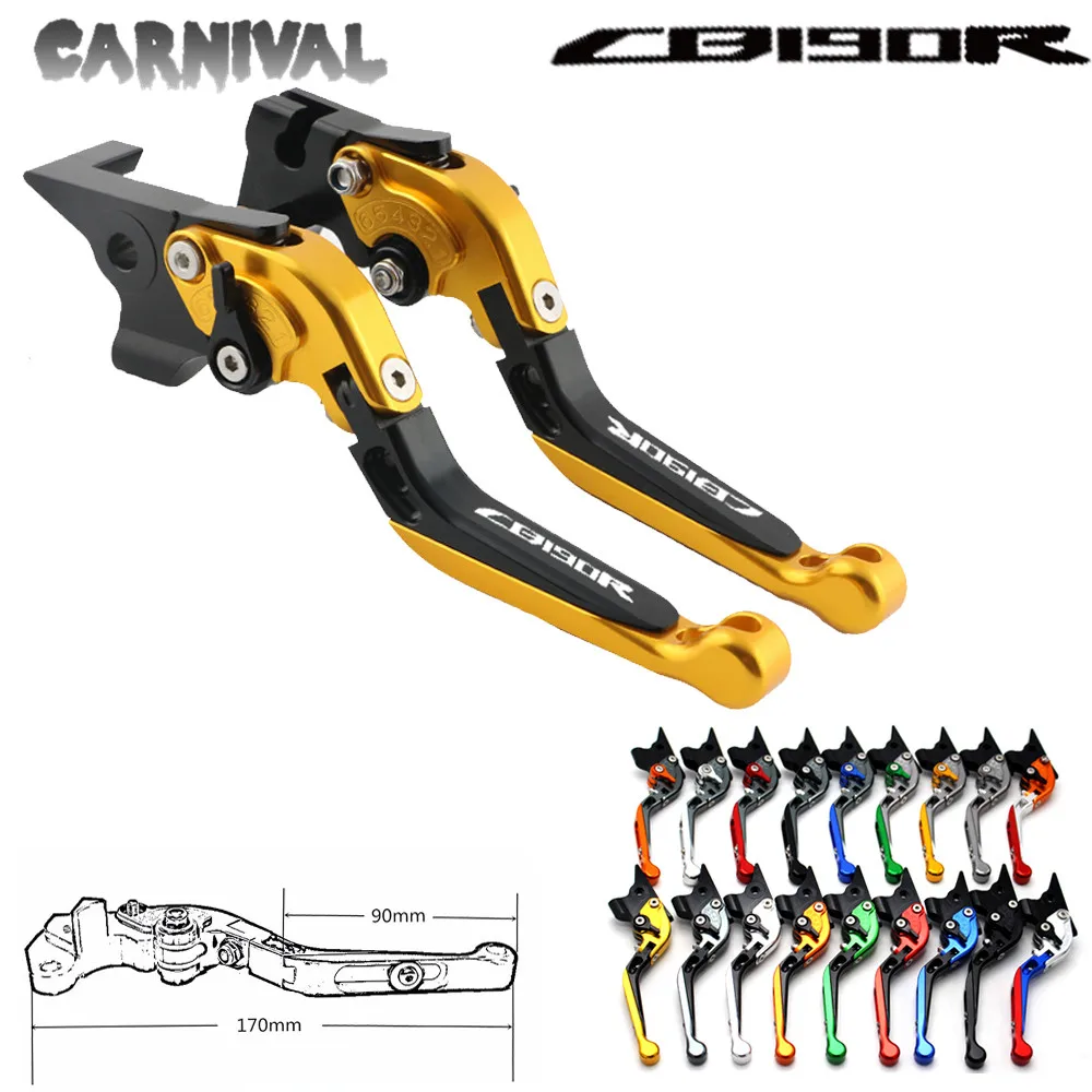 

Adjustable motorcycle clutch lever for Honda CB 190R CB190R CB 190 R 2015-2017 2016 with CNC expandable logo