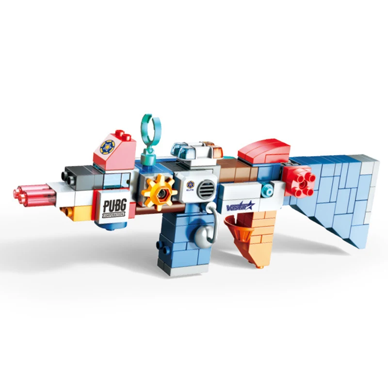 

Baby Building Blocks Gun DIY Model 45cm Big Size Bricks educational Toys for Children Boy Assembly Toys Birthday Xmas Gift