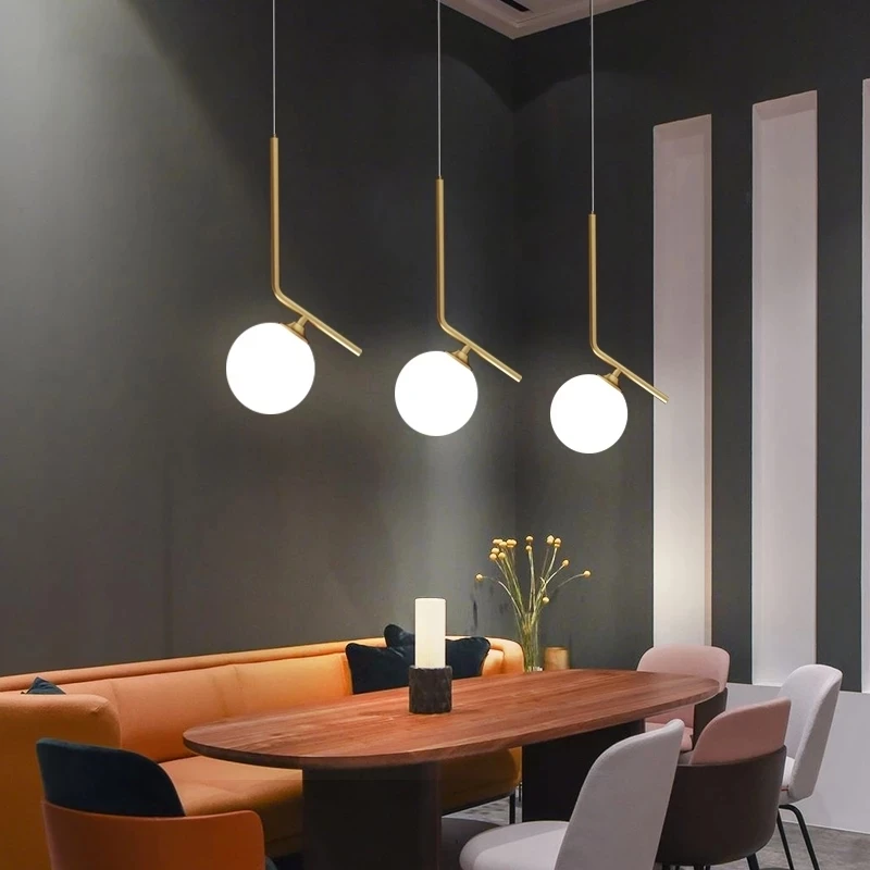 

Современные светодиодные подвесные светильники для гостиной, спальни, скандинавский Декор для дома, Подвесная лампа, светильник для внутре...