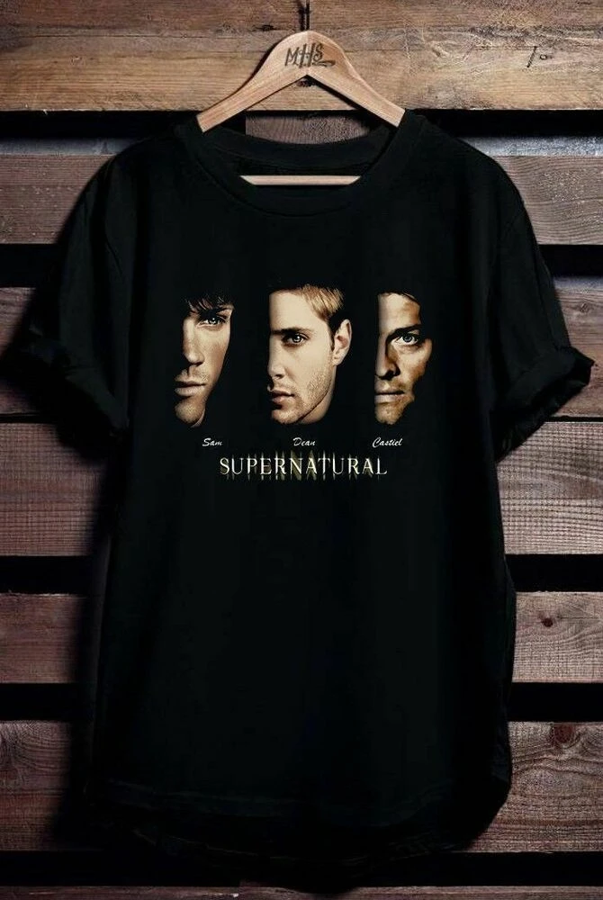 Новая футболка с супернатуральным фильмом США Размер S M L XL 2XL 3XL SB1|Мужские