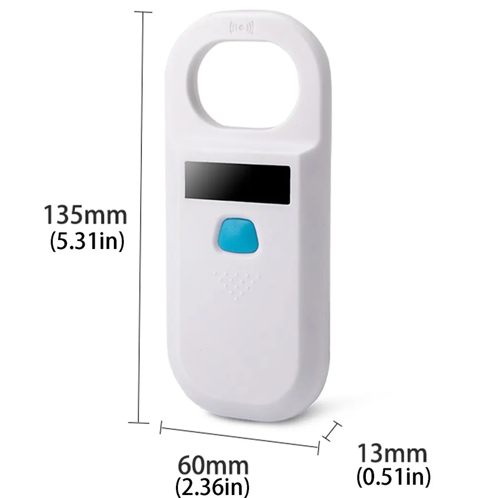 

W90B Pet ID Scanner Animal ID Card Reader USB Transponder Portable Digital Cat Dog Tag Microchip Scanner
