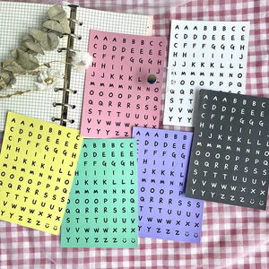 1 шт. DIY цветные английские буквы-Стикеры Скрапбукинг альбом Цвет алфавит соль маленький узор декоративные для мобильного телефона наклейки