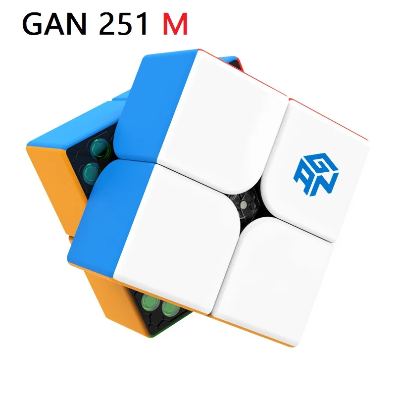 GAN 251M 2x2x2 Магнитный магический куб 2x2 развивающие игрушки магнитная головоломка