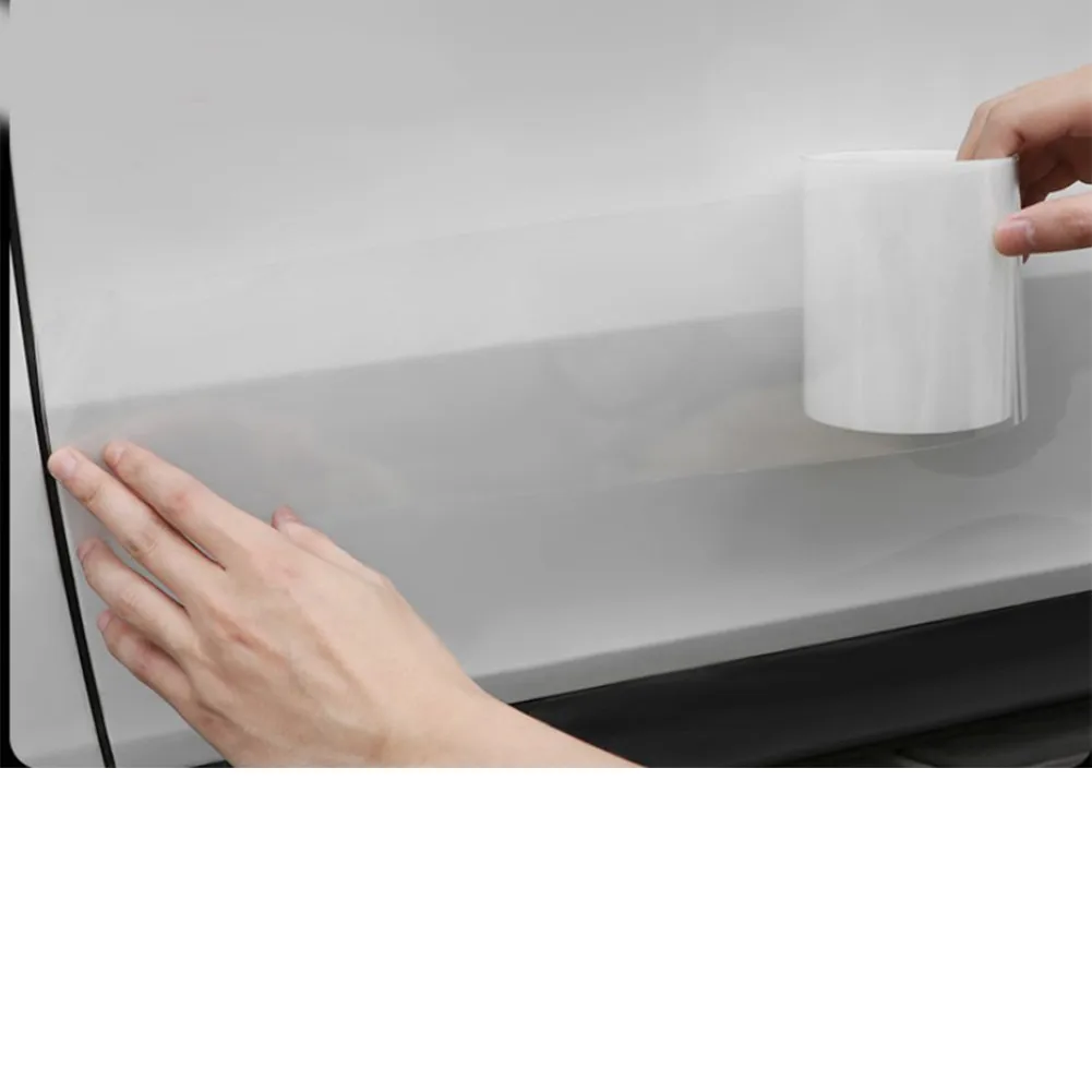 

3M*5CM Anti-stick Scratch Protector Stickers Strip Door Anti-collision Strip Tape Transparent Threshold Strip Scuff Protection