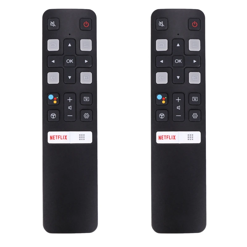 

2X пульт дистанционного управления Rc802v Fmr1 Jur6 65P8S 49S6800fs 49S6510fs для Tcl Smart Tv