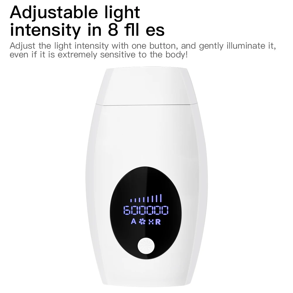 Фотоэпилятор IPL лазерная эпиляция для перманентного удаления волос 600000 вспышек