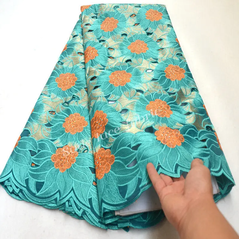 Африканская швейцарская вуаль кружева в швейцарской 100% хлопковая кружевная