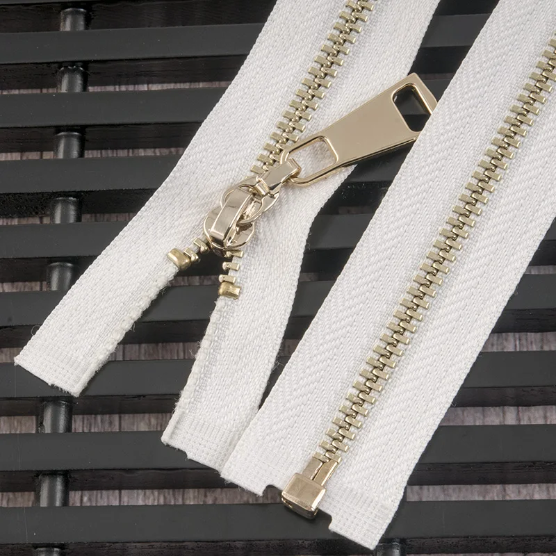 1pc 3# 40cm 70cm Lightgold Open end Metal Zipper for Sewing Jacket Skirt Cremalleras DIY Garment Accessories|Молнии| |