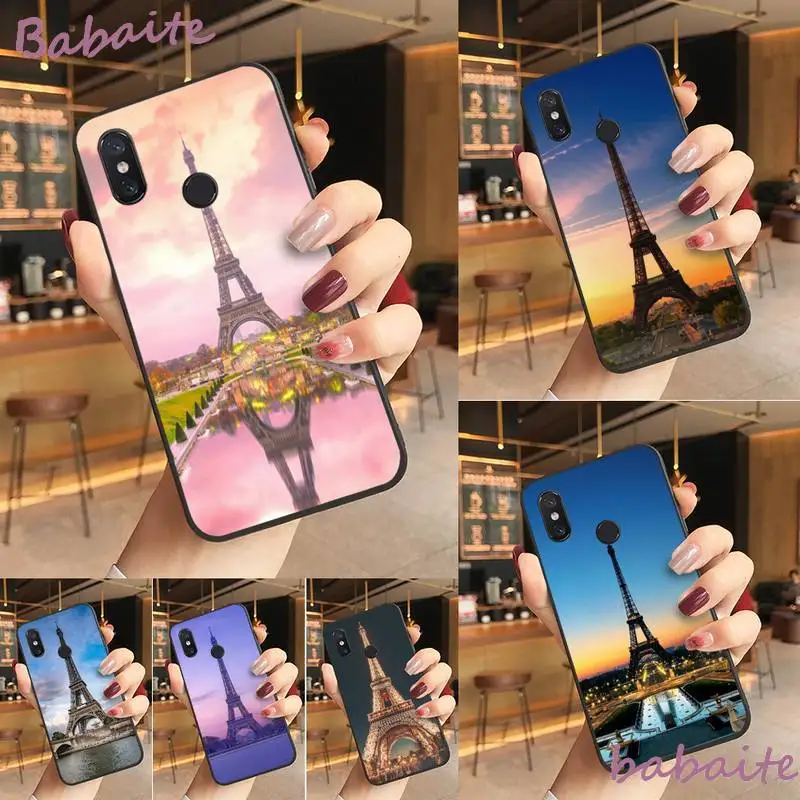 Чехол для телефона Babaite с изображением Эйфелевой башни в Париже Redmi note 8 8Pro 8T 6pro 7A 6A