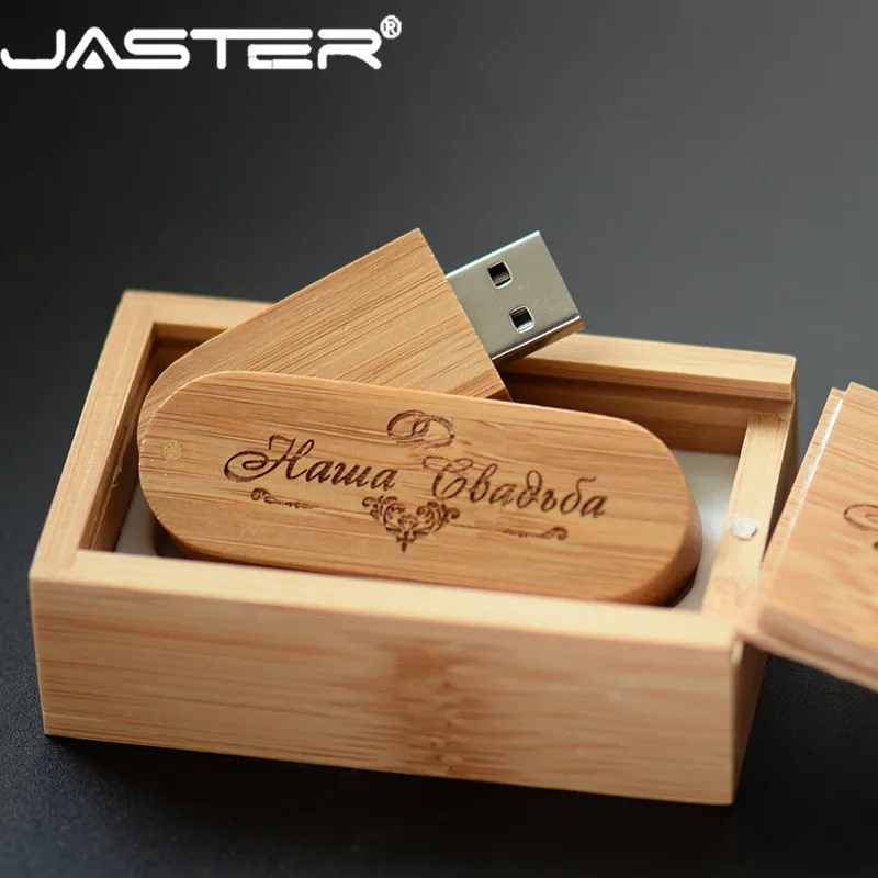 USB-флеш-накопитель JASTER деревянный в подарочной коробке 8-32 Гб | Компьютеры и офис