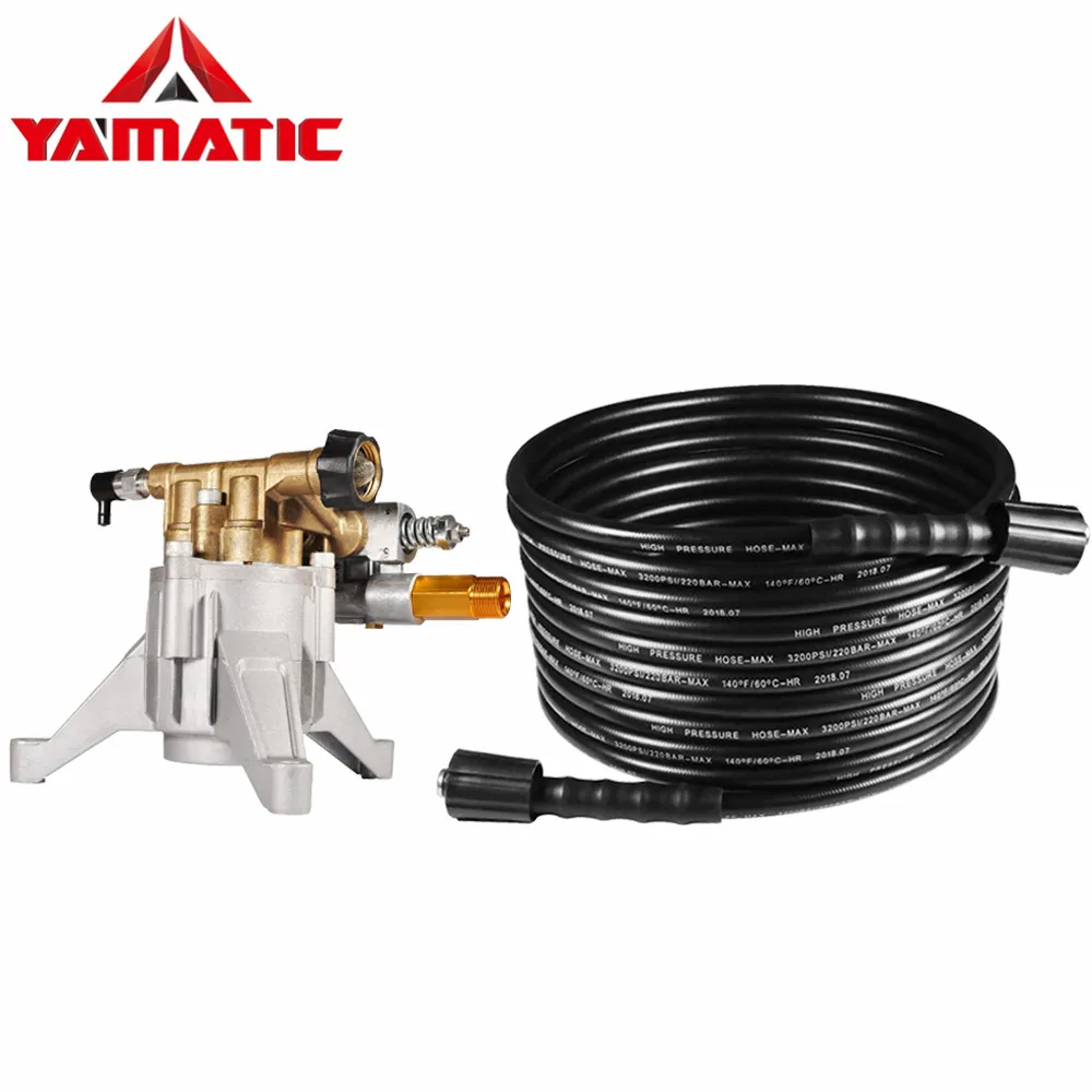 YAMATIC вертикальный осевой кулачковый насос для мойки с давлением 3100 PSI 2 5 GPM 3200 25 FT M22