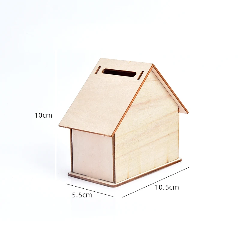 SZ Паровая деревянная игрушка для рисования краски заготовка денежный горшок