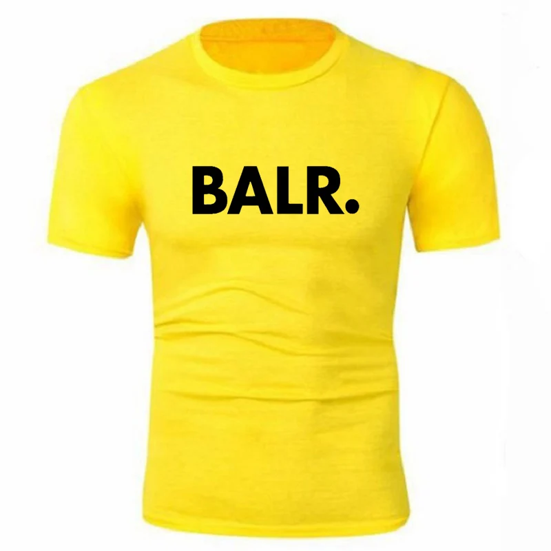 

2021 New men's T-shirt high quality BALR brand printed round neck short sleeve T-shirt cool men's wear