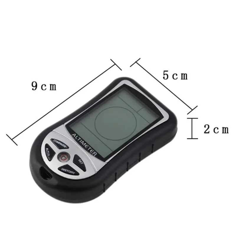 

Digital 8 in 1 LCD Compass Barometer Altimeter Thermo Temperature Clock Calendar