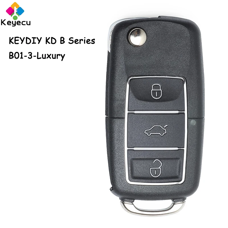 KEYECU KEYDIY универсальный дистанционный Автомобильный ключ серии B с 3 кнопками для