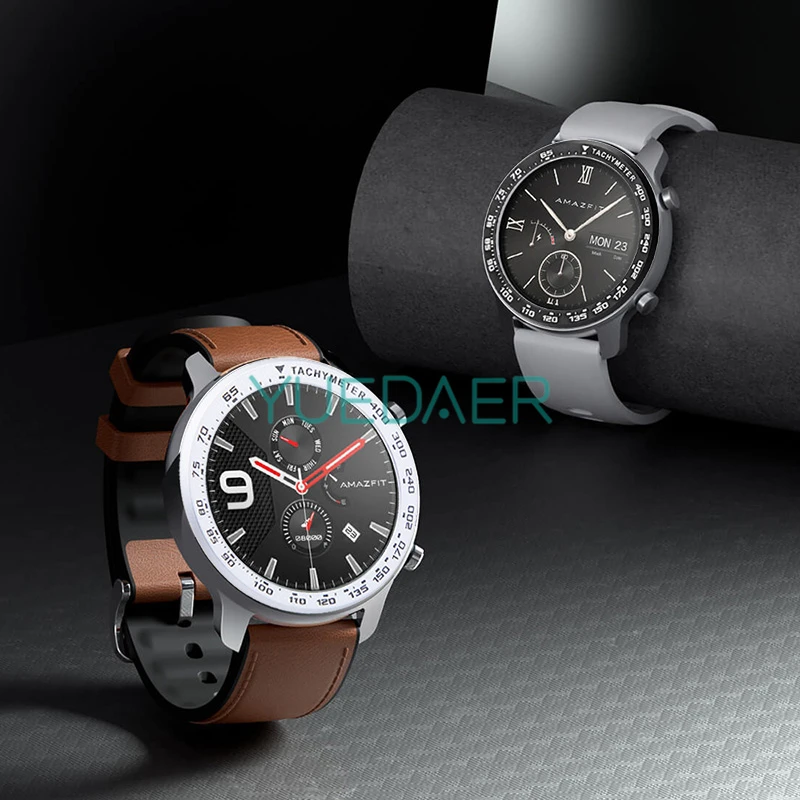 YUEDAER металлический ободок кольцо для Xiaomi Amazfit GTR 47 мм шкала крышка скорости