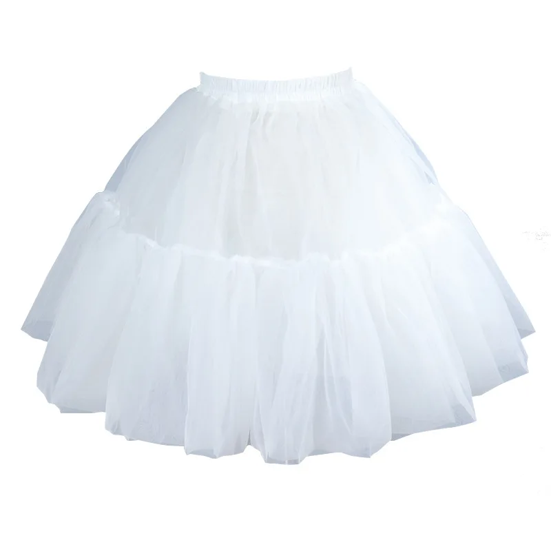 

Tulle Skirt Pleated Fluffy Rockabilly Swing Petticoat Underskirt Crinoline Women Skirts Tutu Pettiskirt