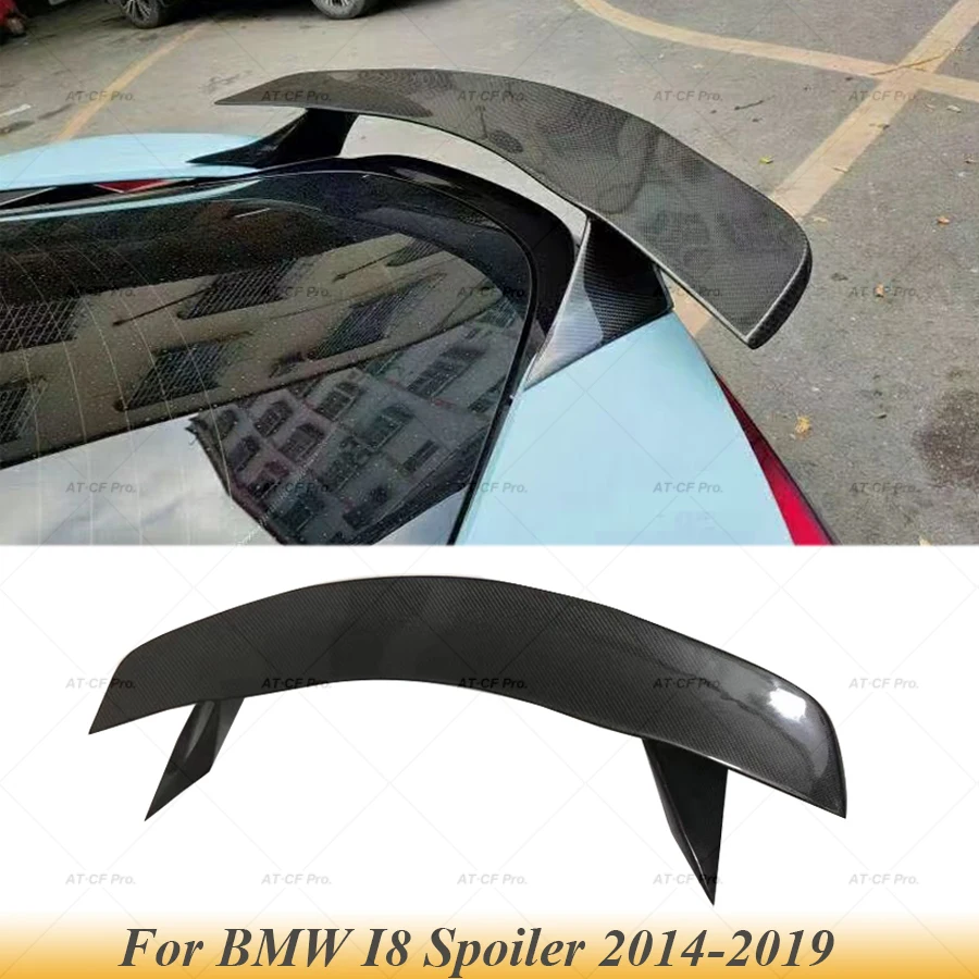 

Автомобильный Стайлинг, задний спойлер, крыло из углеродного волокна, задний спойлер для багажника, украшение для крыла багажника для BMW i8 ...