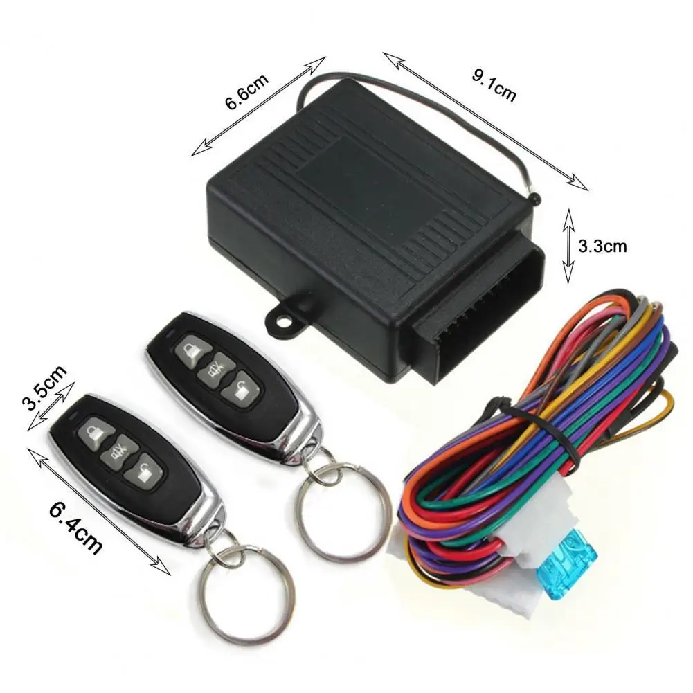 

4Pcs/Set M602-8112 Car Keyless Lock Foldable Intelligent Plastic Vehicle Keyless Entry System Set for 12V DC Cars