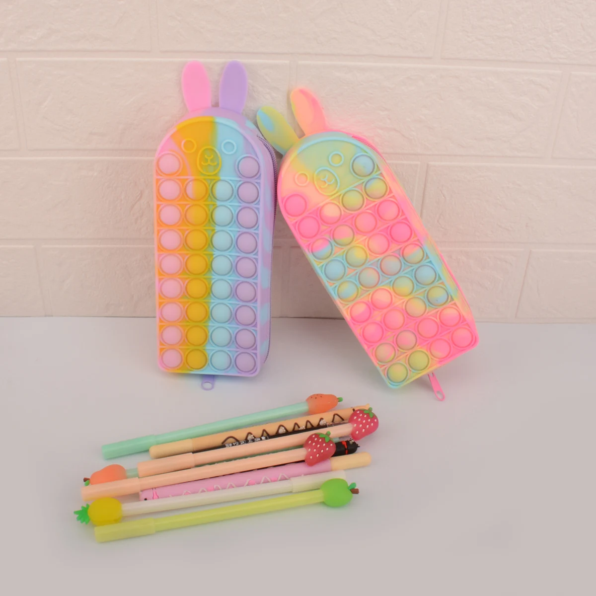 Пеналы Pop Its kawaii estuche милый пенал школьные принадлежности сумка astuccio канцелярские