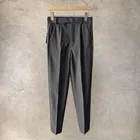 Модные мужские брюки из нежелезной ткани на весну и лето, прямые повседневные Костюмные брюки, деловое платье, брендовая одежда