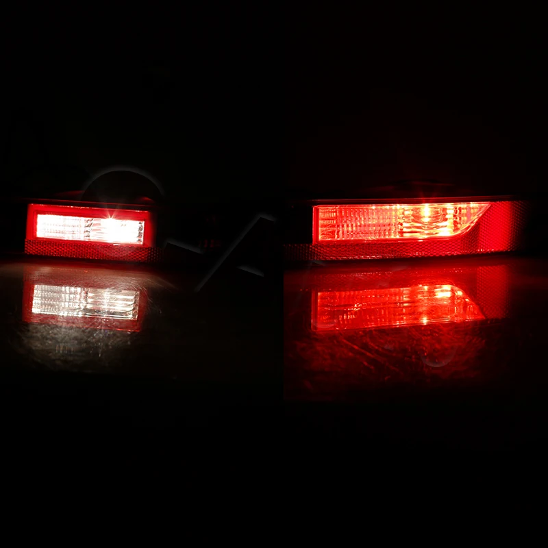For Audi Q7 2006 2007 2008 2009 2010-2015 Rear Bumper Tail Stop Light Reverse Light Left&Right side Fog Lamp Signal Light images - 6