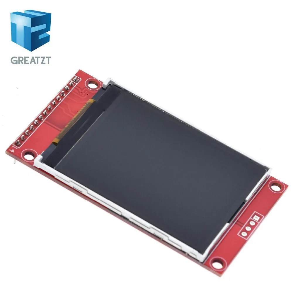 2," 2,4 дюйма 240x320 SPI TFT lcd модуль последовательного порта 5 В/3,3 В PCB адаптер Micro SD карта ILI9341 ЖК-дисплей белый светодиодный для Arduino