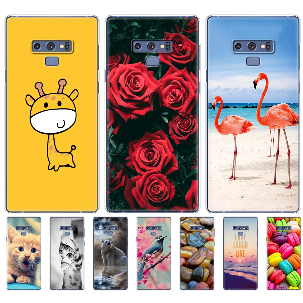 Силиконовый чехол для Samsung Galaxy Note 9 Note9 из ТПУ телефона | Мобильные телефоны и