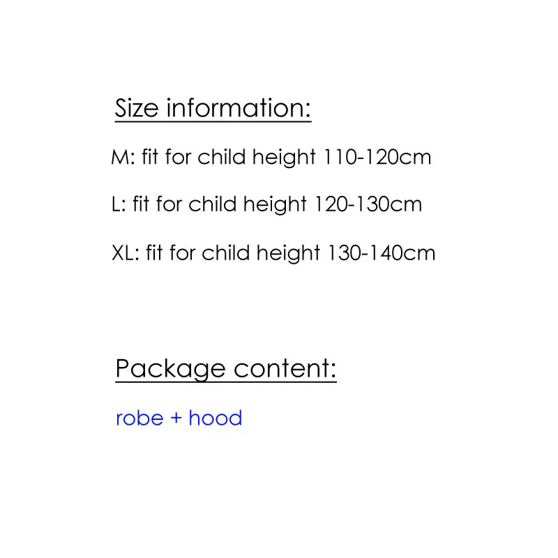 

Kids Child Boys Black White Spooky Hooded Ghost Robe Cosplay Costume Halloween Carnival Mardi Gras Party Outfit