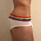 Трусы мужские, хлопковые, быстросохнущие, радужные, удобные трусики