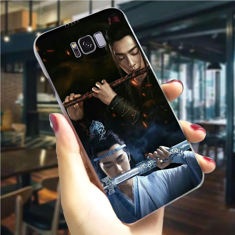 Защитный чехол Wang Yibo Xiao Zhan Жесткий Чехол для Samsung Galaxy S9 Plus Note 8 9 M10 M20 M30 S6 S7 Edge S8 S10