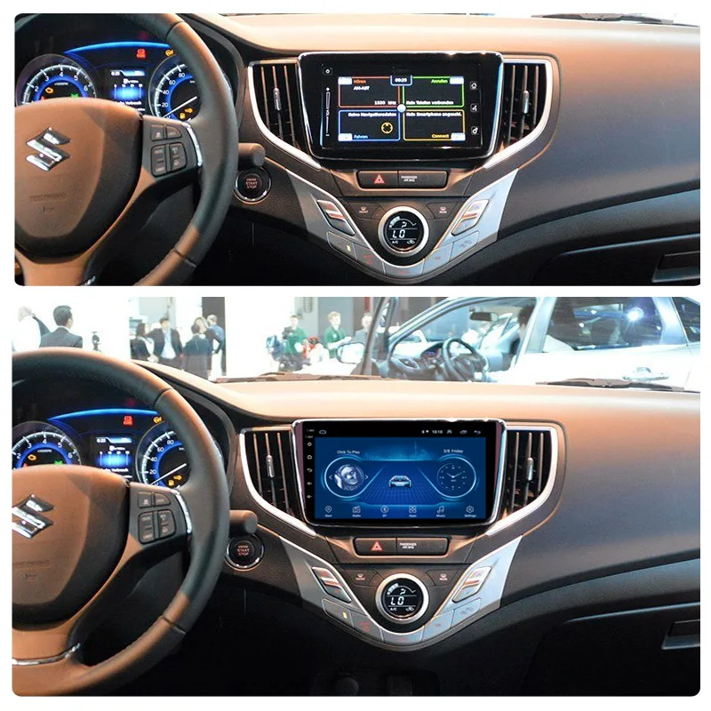 Горячая Распродажа 9 дюймов wanqi 8 1 автомобильный Dvd Gps плеер для Suzuki Baleno 2015 2018
