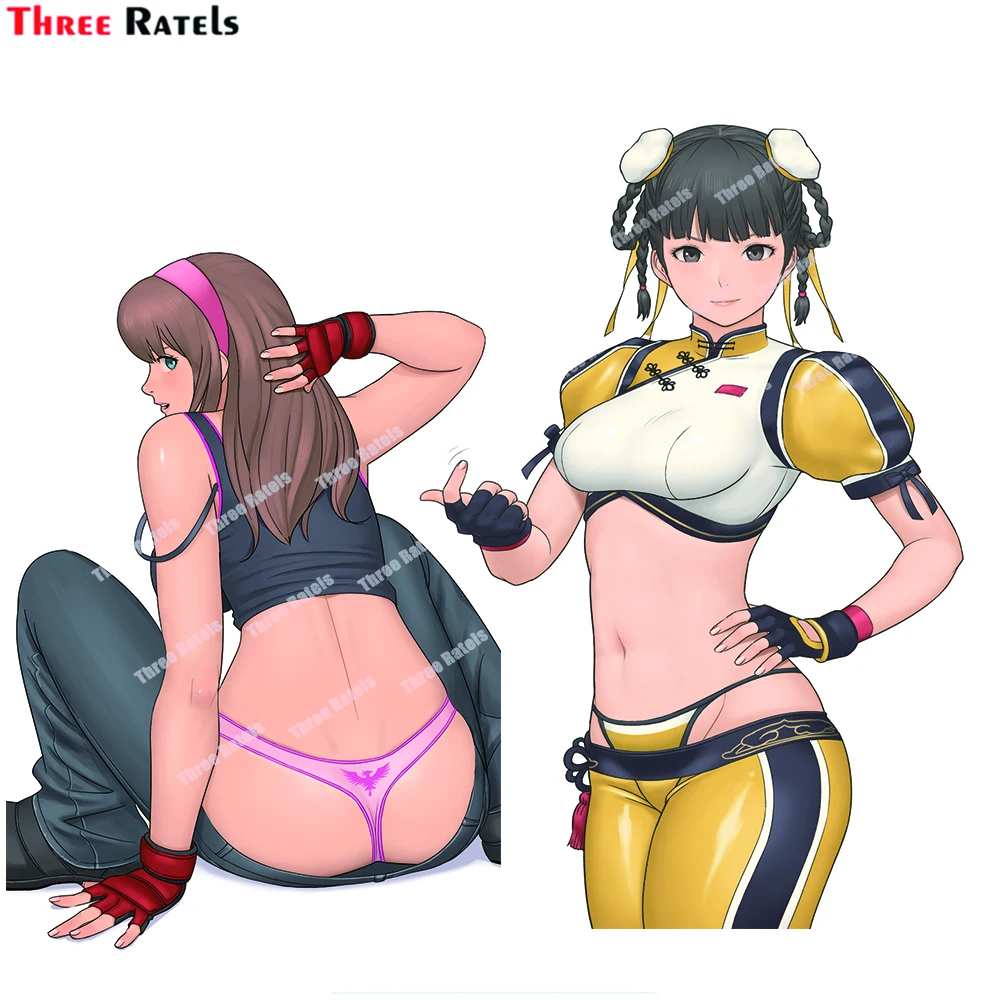 

Наклейка на бампер для мотоцикла Three Ratels D208 Сексуальная аниме-девушка Lei Fang Dead Or Alive