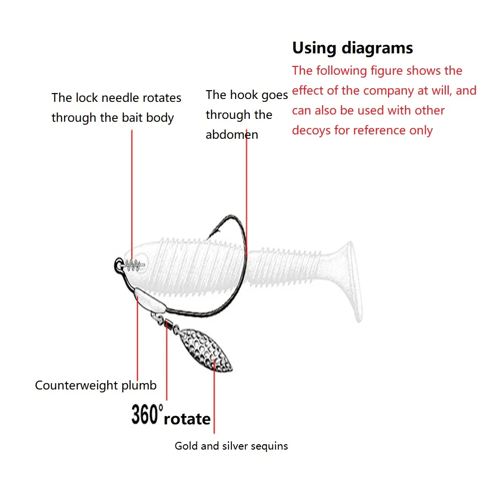 Офсетная печать бронзовых морских рыболовных крючков 4g 5g 7 г крючок с ложкой