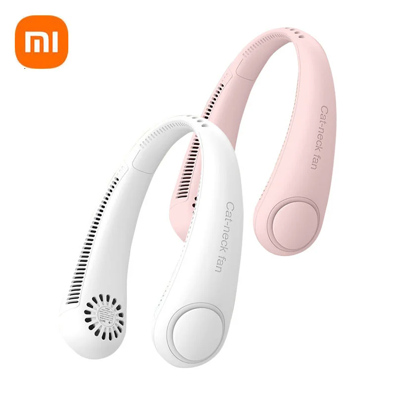 

Xiaomi шейный подвесной вентилятор эластичный 3 скорости портативный безлопастной Электрический 4000mAh USB Перезаряжаемый 4-16H растягивающийся