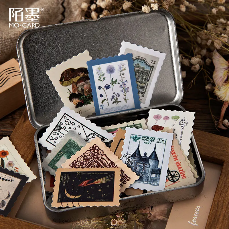 Mo. Card Stamp музейный дневник бумажная наклейка для скрапбукинга декоративная