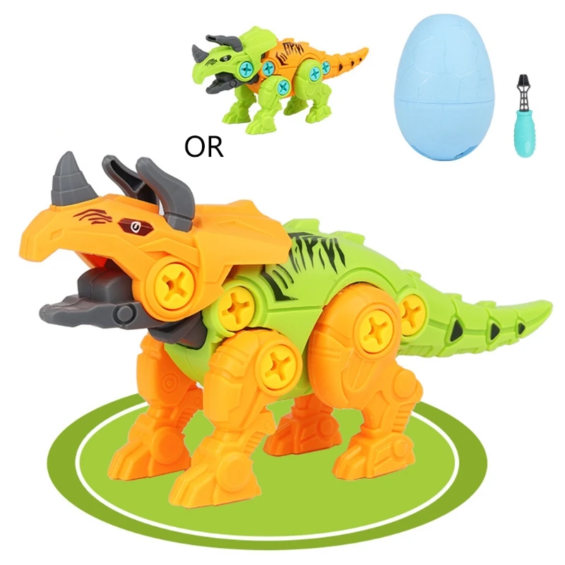 

Take Apart Dinosaur Egg Toy with Drill Construction Easter Toys for Boys Girls P31C