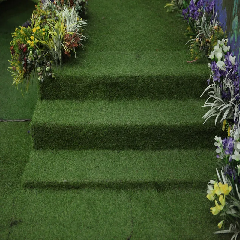 

1pcs simulation lawn outdoor artificial turf carpet interior decoration balcony green plants artificial turf fake turf S7A7265