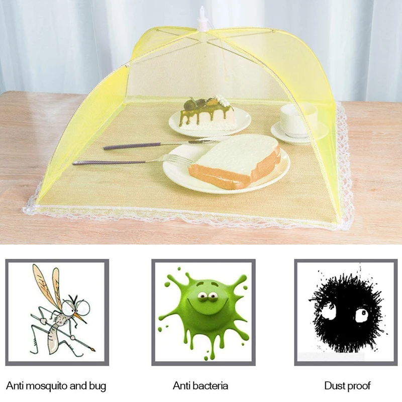 6 упаковок большая сеточная палатка для пищевых продуктов 17 дюймов чехлы