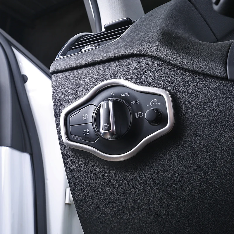 Автомобильная хромированная головная крышка выключателя освещения накладка на