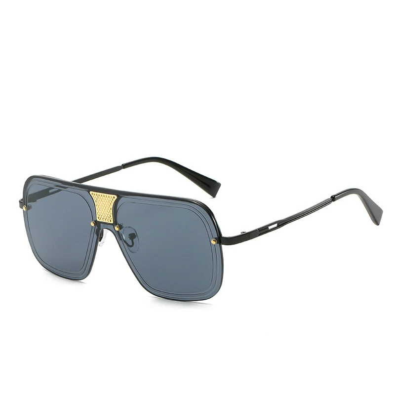 Модные ретро унисекс солнцезащитные очки Новые Большие Квадратные