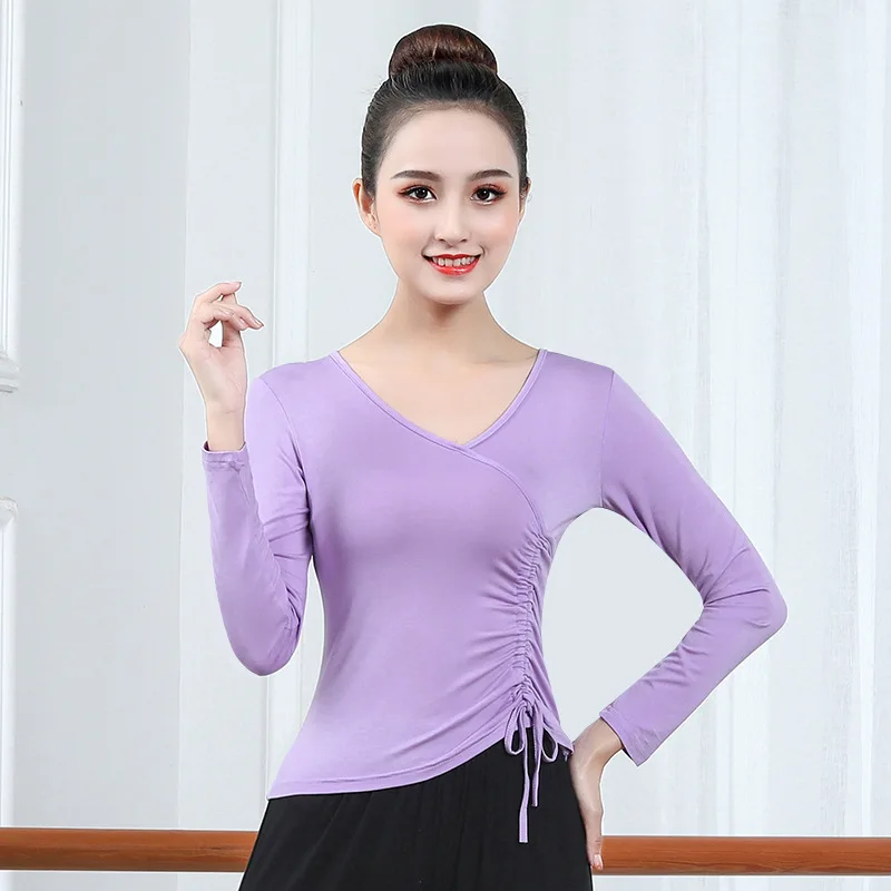 

Oversized Dance Basic Tops Women Bellydance Clothing Dancewear Ballroom Latin Samba Flamengo Dancing Practice T-shirt Costume