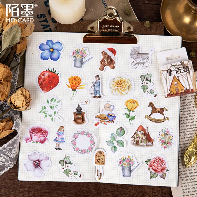 20 шт./упак. литературный девочек Справочник украшения Стикеры пакет Kawaii