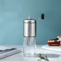 stainless steel manual coffee bean grinder household hand cranked grinder grinder compact and portable